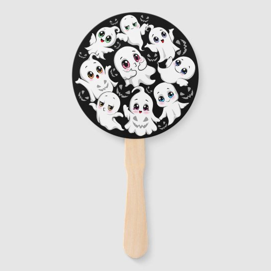 Baby Ghosts Spooky Schattigee Halloween Mood Handwaaier (Voorkant)