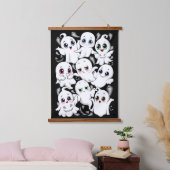 Baby Ghosts Spooky Schattigee Halloween Mood Hangend Wandkleed (Slaapkamer)