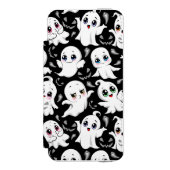 Baby Ghosts Spooky Schattigee Halloween Mood Incipio iPhone Portemonnee Hoesje (Voorkant Agenda)