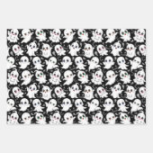 Baby Ghosts Spooky Schattigee Halloween Mood Inpakpapier Vel (Voorkant 3)