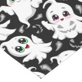 Baby Ghosts Spooky Schattigee Halloween Mood Korte Tafelloper (Hoek)