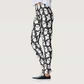 Baby Ghosts Spooky Schattigee Halloween Mood Leggings (Links)