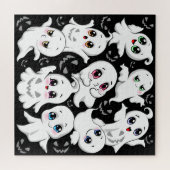 Baby Ghosts Spooky Schattigee Halloween Mood Legpuzzel (Horizontaal)