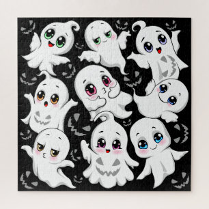 Baby Ghosts Spooky Schattigee Halloween Mood Legpuzzel