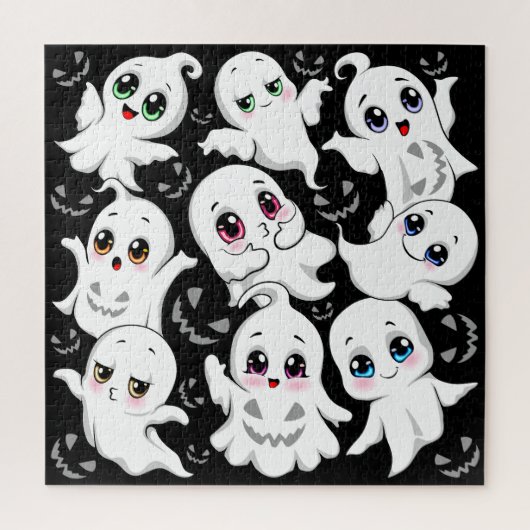 Baby Ghosts Spooky Schattigee Halloween Mood Legpuzzel (Verticaal)