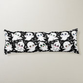 Baby Ghosts Spooky Schattigee Halloween Mood Lichaamskussen (Achterkant)