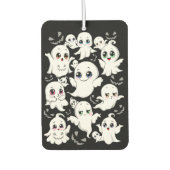 Baby Ghosts Spooky Schattigee Halloween Mood Luchtverfrisser (Voorkant)
