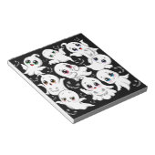 Baby Ghosts Spooky Schattigee Halloween Mood Notitieblok (Schuin)