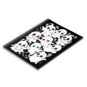 Baby Ghosts Spooky Schattigee Halloween Mood Notitieboek (Linkerzijde)