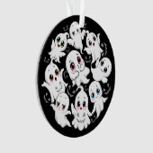 Baby Ghosts Spooky Schattigee Halloween Mood Ornament (voorkant)