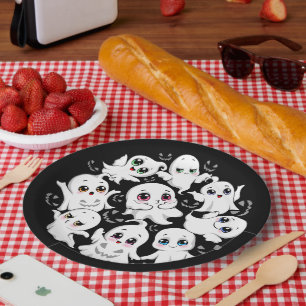 Baby Ghosts Spooky Schattigee Halloween Mood Papieren Bordje