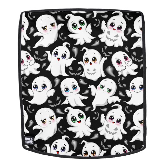 Baby Ghosts Spooky Schattigee Halloween Mood Rugtassen (Verwijderbaar gezicht)