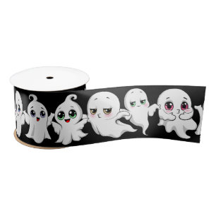 Baby Ghosts Spooky Schattigee Halloween Mood Satijnen Lint