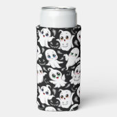 Baby Ghosts Spooky Schattigee Halloween Mood Seltzer Blikjeskoeler (Seltzer Voorkant)