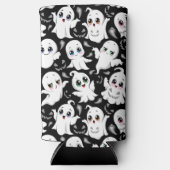 Baby Ghosts Spooky Schattigee Halloween Mood Seltzer Blikjeskoeler (Voorkant)