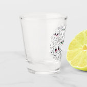 Baby Ghosts Spooky Schattigee Halloween Mood Shot Glas (Links)