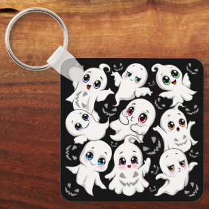 Baby Ghosts Spooky Schattigee Halloween Mood Sleutelhanger
