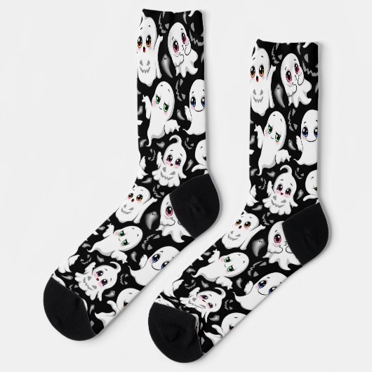 Baby Ghosts Spooky Schattigee Halloween Mood Sokken (Links)