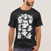 Baby Ghosts Spooky Schattigee Halloween Mood T-shirt (Voorkant)