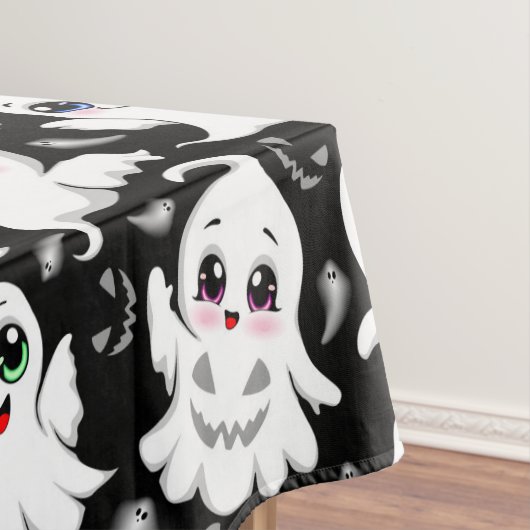 Baby Ghosts Spooky Schattigee Halloween Mood Tafelkleed (Voorbeeld)