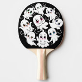 Baby Ghosts Spooky Schattigee Halloween Mood Tafeltennisbatje (Voorkant)