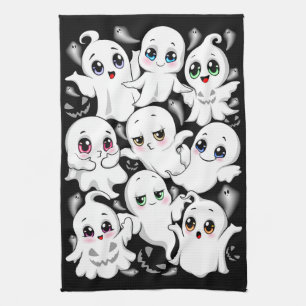 Baby Ghosts Spooky Schattigee Halloween Mood Theedoek