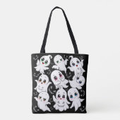 Baby Ghosts Spooky Schattigee Halloween Mood Tote Bag (Achterkant)