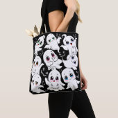 Baby Ghosts Spooky Schattigee Halloween Mood Tote Bag (Dichtbij)
