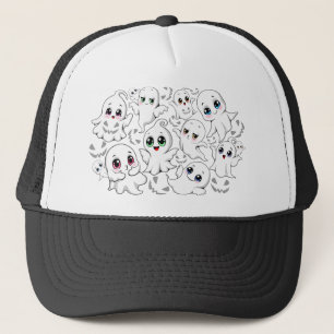 Baby Ghosts Spooky Schattigee Halloween Mood Trucker Pet