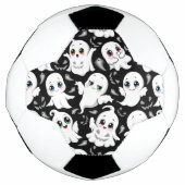 Baby Ghosts Spooky Schattigee Halloween Mood Voetbal (Voorkant)