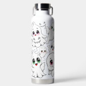 Baby Ghosts Spooky Schattigee Halloween Mood Waterfles (Voorkant)