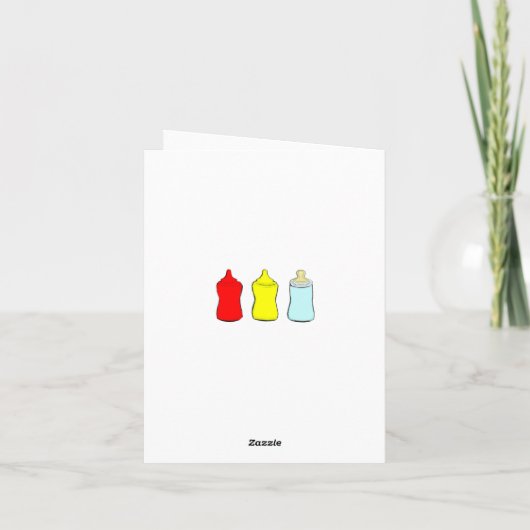 Baby Gift Bedankkaart (Achterkant)