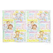 Baby Gifts Gepersonaliseerde naam Collage Baby Die Kussensloop (Voorkant)