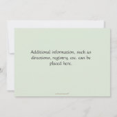 Baby Gifts Green Kaart (Achterkant)