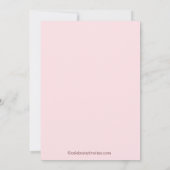 Baby Gifts Tub Girl Baby shower Kaart (Achterkant)