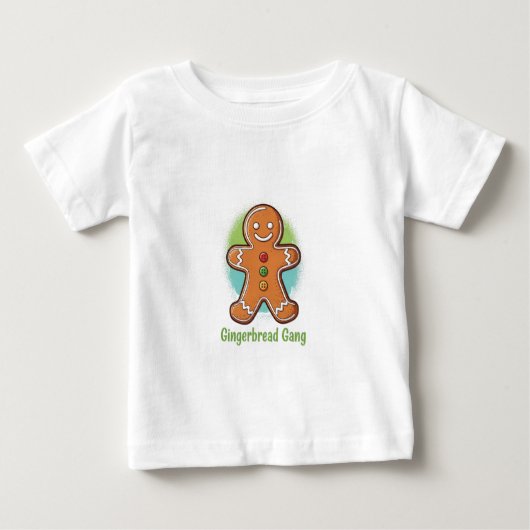 Baby Gingerbread Gang Personalized T-Shirt (Voorkant)
