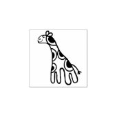 Baby giraf rubberstempel (Afrduk)