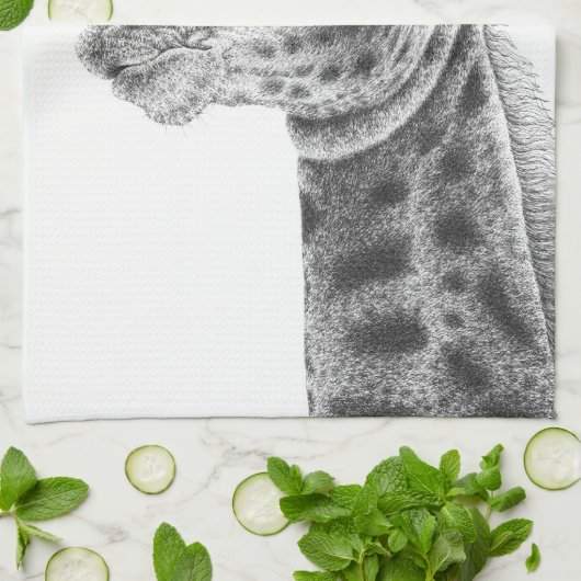 Baby Giraffe American MoJo Kitchen Towels Theedoek (Gevouwen)