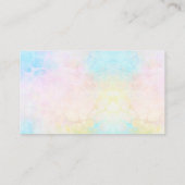 Baby Giraffe Baby shower Book Request Blue Informatiekaartje (Achterkant)