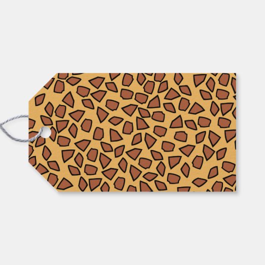 Baby Giraffe, Baby shower Cadeaulabel (Achterkant Horizontaal)