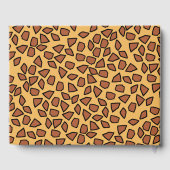 Baby Giraffe, Baby shower Gastenboek (Achterkant)