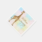Baby Giraffe Baby shower Schattige Servet (Hoek)
