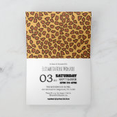 Baby Giraffe, Baby shower uitnodiging (Binnen)