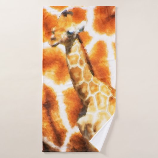 Baby Giraffe Badhanddoek (Badhanddoek)