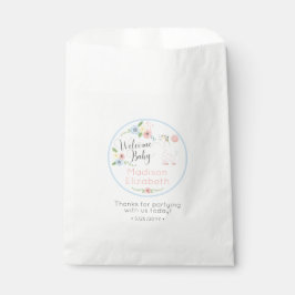 Baby Giraffe Bloemen Kalf Welkom Baby shower Party Bedankzakje