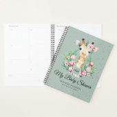 Baby Giraffe Boho Flowers Moeder te zijn Planner (Display)
