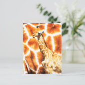 Baby Giraffe Briefkaart (Staand voorkant)