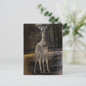 Baby Giraffe Briefkaart (Staand voorkant)