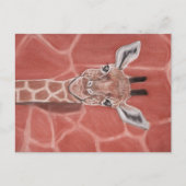 Baby Giraffe Briefkaart (Voorkant)