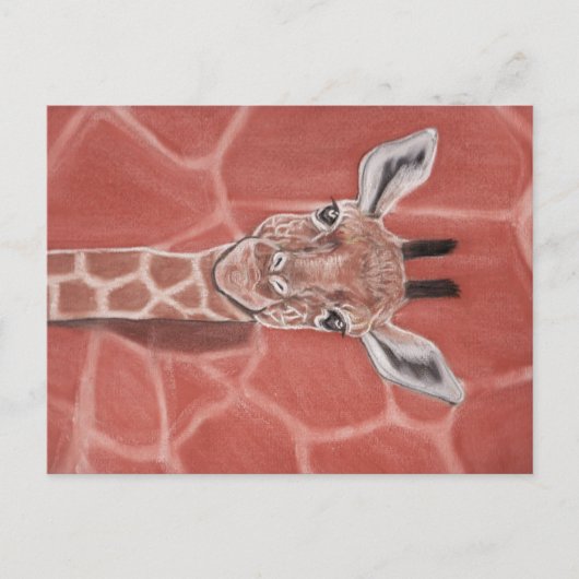 Baby Giraffe Briefkaart (Voorkant)